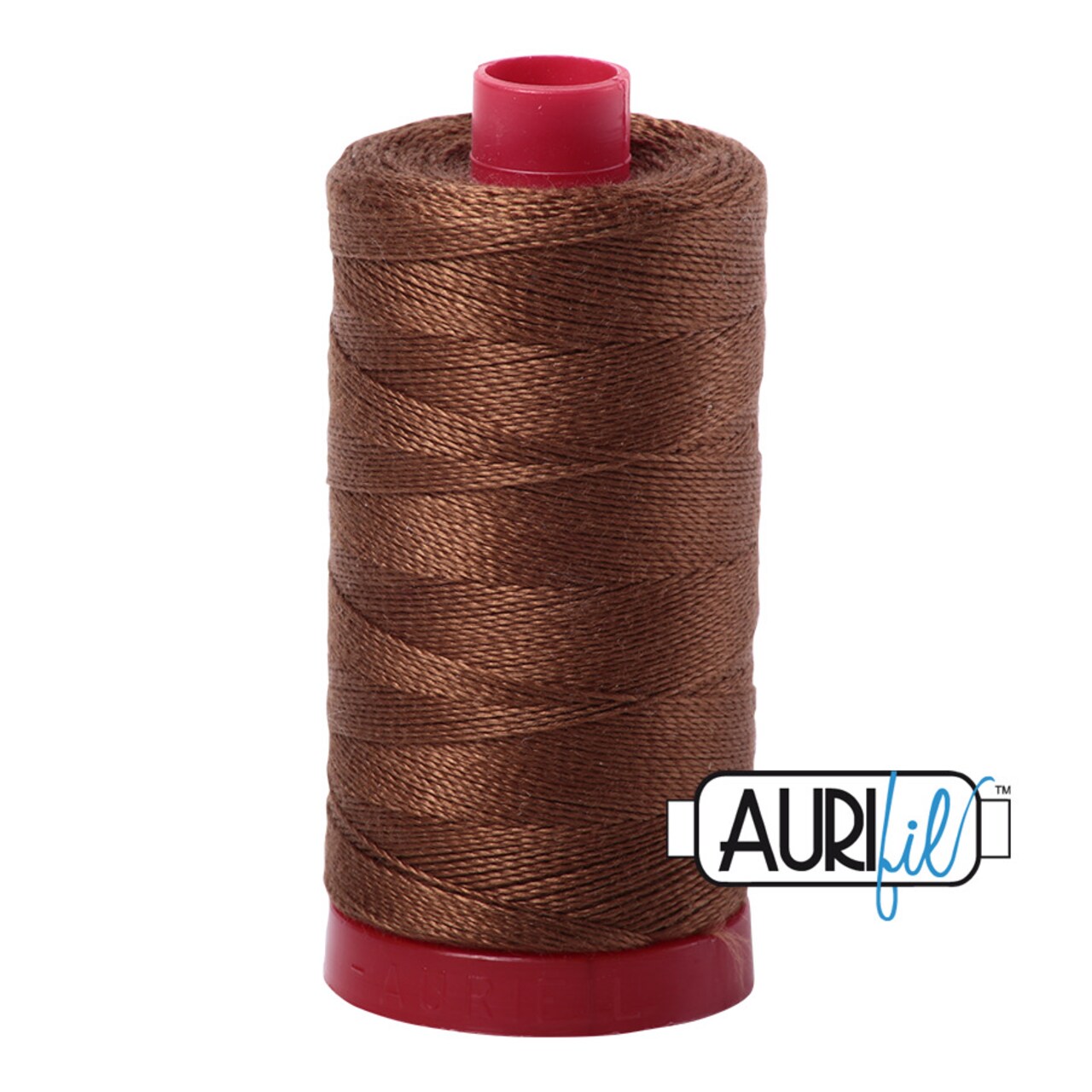 Dark Antique Gold (2372) | 12wt Large Spool (325M / 356Y) | Aurifil Thread